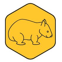 The Vanquished Wombat Services logo